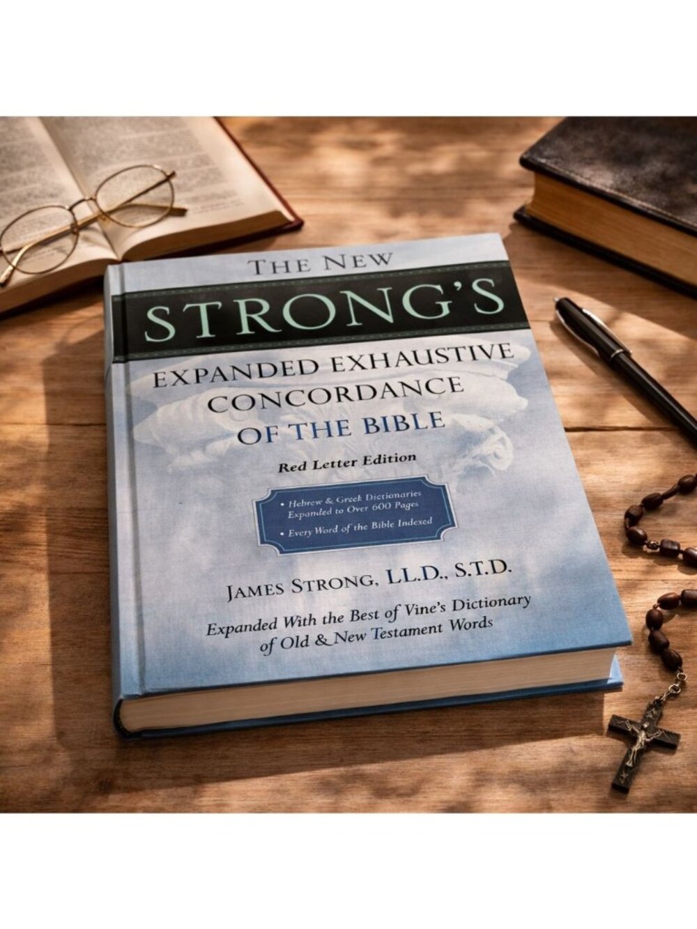 The New Strongs Expanded Exhaustive Concordance of the Bible Red Letter Edition